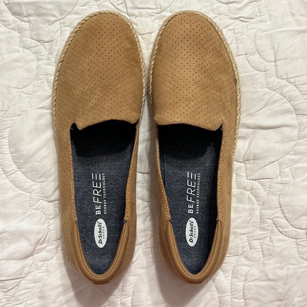 Dr Scholls suede like slip on